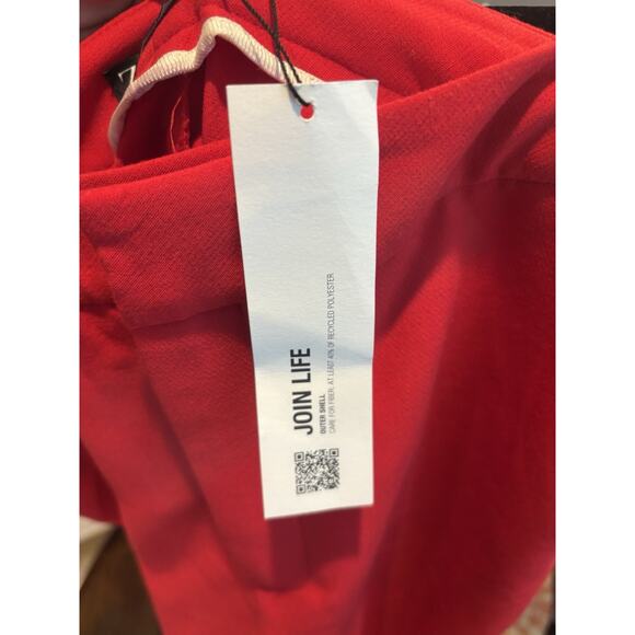 NWT Zara Flared Leg Red Trousers, M - Picture 6 of 10